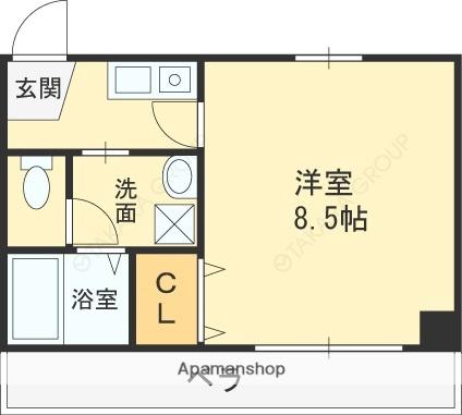 アデレード長田 106｜大阪府東大阪市長田２丁目(賃貸マンション1K・1階・25.95㎡)の写真 その2