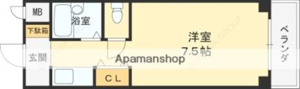 エクセルシオール長田 711｜大阪府東大阪市長田東３丁目(賃貸マンション1R・7階・22.10㎡)の写真 その2