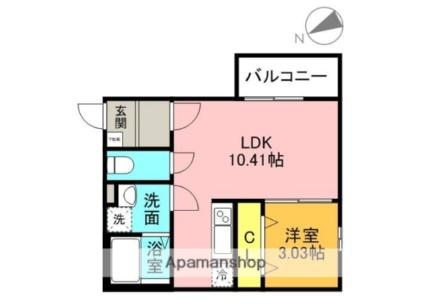 ＮＥＸＴ　ＹＯＵ　稲田新町 101｜大阪府東大阪市稲田新町１丁目(賃貸アパート1LDK・1階・33.11㎡)の写真 その2