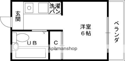 レスポワール 303｜大阪府東大阪市長堂２丁目(賃貸マンション1R・3階・18.00㎡)の写真 その2