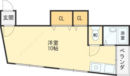 武田ビル 4A｜大阪府東大阪市西上小阪(賃貸マンション1R・4階・23.00㎡)の写真 その2