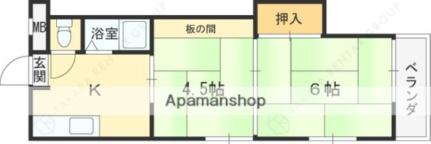 大阪府東大阪市下小阪５丁目(賃貸マンション2K・2階・23.00㎡)の写真 その2