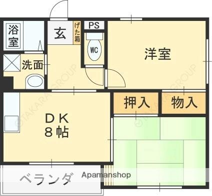 大阪府松原市天美南４丁目(賃貸マンション2DK・3階・53.00㎡)の写真 その2