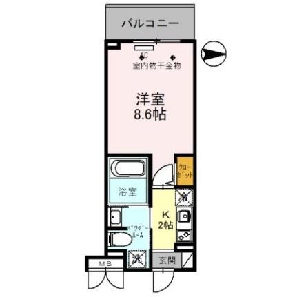 Ｍ’ｓマンション長栄寺 110｜大阪府東大阪市長栄寺(賃貸マンション1K・1階・26.87㎡)の写真 その2