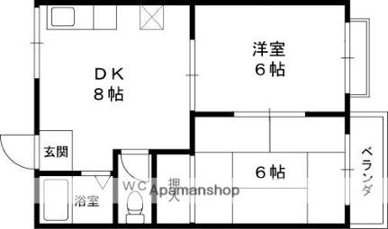 スタイルハイツ 105｜大阪府堺市中区深井清水町(賃貸アパート2DK・1階・40.00㎡)の写真 その2