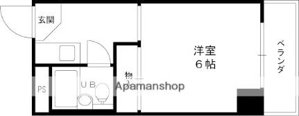 八千代ハイツ 402｜大阪府東大阪市御厨栄町１丁目(賃貸マンション1R・4階・18.00㎡)の写真 その2