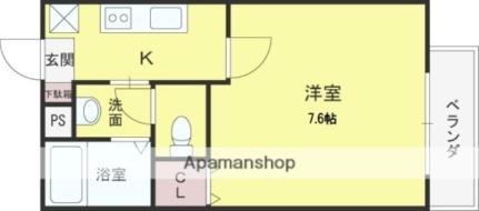 大阪府羽曳野市古市３丁目(賃貸アパート1K・2階・23.18㎡)の写真 その2