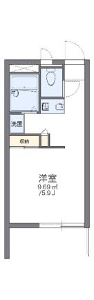 レオパレスクオーレ 106｜大阪府藤井寺市道明寺５丁目(賃貸マンション1K・1階・20.28㎡)の写真 その2