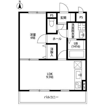 大阪府八尾市萱振町６丁目(賃貸アパート1LDK・2階・40.37㎡)の写真 その2