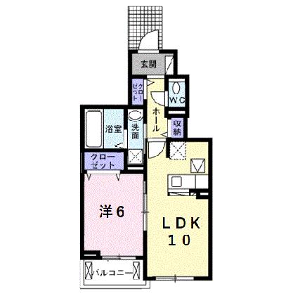 エルデ　ノース 102｜大阪府堺市中区八田北町(賃貸アパート1LDK・1階・42.62㎡)の写真 その2