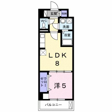 グランコート・エルクラージュ 310｜大阪府堺市北区百舌鳥梅町３丁(賃貸マンション1LDK・3階・35.19㎡)の写真 その2