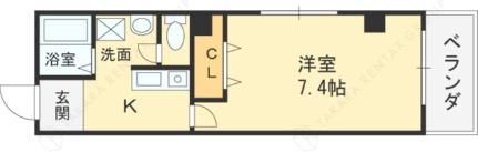 大阪府大阪市都島区内代町１丁目(賃貸マンション1K・2階・23.00㎡)の写真 その2