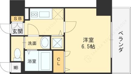 ララプレイス　ザ・京橋ステラ 413｜大阪府大阪市城東区新喜多１丁目(賃貸マンション1K・4階・22.42㎡)の写真 その2