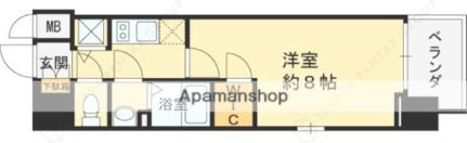 プロヴィスタ京橋ノースゲート ｜大阪府大阪市城東区野江２丁目(賃貸マンション1K・6階・25.93㎡)の写真 その2