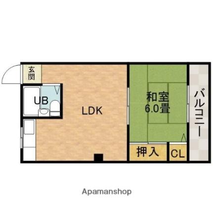 サンハイツいすず ｜大阪府茨木市五十鈴町(賃貸マンション1LDK・2階・33.00㎡)の写真 その2