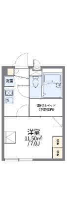 レオパレスＫアンドＳ 101｜大阪府摂津市千里丘４丁目(賃貸アパート1K・1階・19.87㎡)の写真 その2