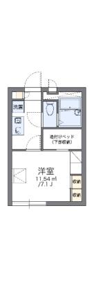 レオパレスハイムシード 104｜大阪府茨木市西駅前町(賃貸アパート1K・1階・19.87㎡)の写真 その2