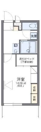 レオパレス松川 207｜大阪府高槻市松川町(賃貸マンション1K・2階・23.18㎡)の写真 その2