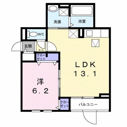 サニーレジデンス高槻本町 105｜大阪府高槻市本町(賃貸アパート1LDK・1階・43.98㎡)の写真 その2