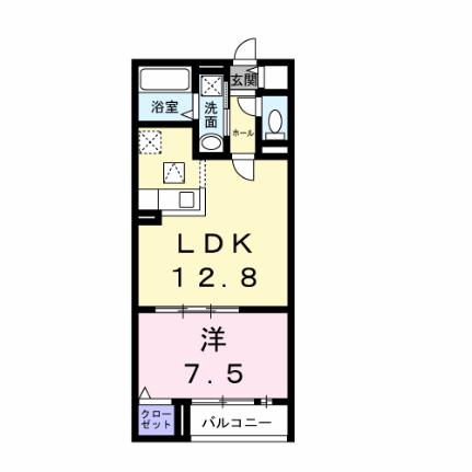 ツイテールII 203｜大阪府茨木市西豊川町(賃貸アパート1LDK・2階・46.07㎡)の写真 その2