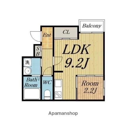 ＲＩＦＦ阪急神崎川 302｜大阪府大阪市淀川区三津屋南１丁目(賃貸アパート1LDK・3階・30.00㎡)の写真 その2