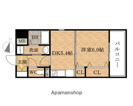 クリスタルグランツ大阪ＢＡＹ ｜大阪府大阪市港区弁天５丁目(賃貸マンション1DK・7階・31.00㎡)の写真 その2