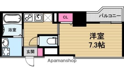 レジデンス心斎橋 402｜大阪府大阪市中央区南船場１丁目(賃貸マンション1K・4階・25.20㎡)の写真 その2