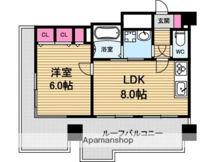 サムティ中之島公園南 1001｜大阪府大阪市中央区内淡路町３丁目(賃貸マンション1LDK・10階・34.92㎡)の写真 その2