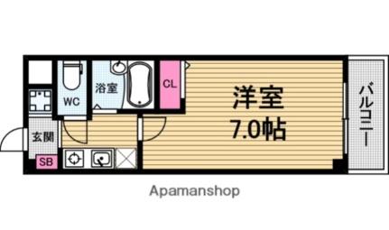 アーデン森之宮 809｜大阪府大阪市中央区森ノ宮中央１丁目(賃貸マンション1K・8階・21.06㎡)の写真 その2