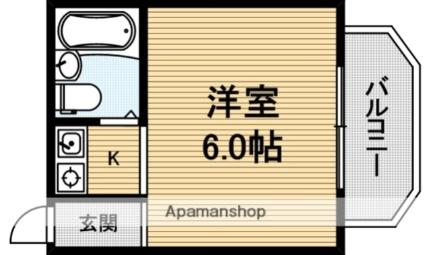 ハイツ玉堀 301｜大阪府大阪市中央区玉造１丁目(賃貸マンション1R・3階・18.00㎡)の写真 その2