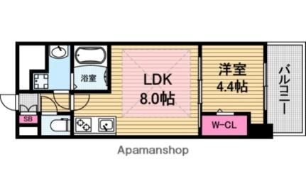 アーバネックス真田山 1405｜大阪府大阪市天王寺区玉造本町(賃貸マンション1LDK・14階・31.17㎡)の写真 その2