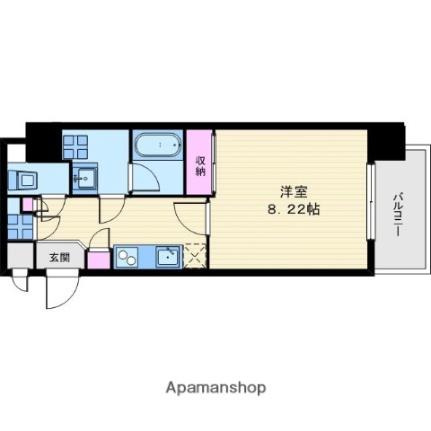 レジデンス志野 701｜大阪府大阪市天王寺区生玉町(賃貸マンション1K・7階・29.81㎡)の写真 その2