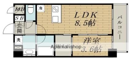 リヴェント福島 1207.｜大阪府大阪市福島区鷺洲３丁目(賃貸マンション1LDK・12階・31.79㎡)の写真 その2