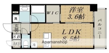 リヴェント福島 907.｜大阪府大阪市福島区鷺洲３丁目(賃貸マンション1LDK・9階・31.79㎡)の写真 その2