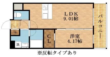 プレジオ緑地公園 305｜大阪府豊中市東寺内町(賃貸マンション1LDK・3階・32.39㎡)の写真 その2