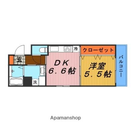 大阪府大阪市鶴見区鶴見５丁目(賃貸マンション1DK・8階・34.01㎡)の写真 その2