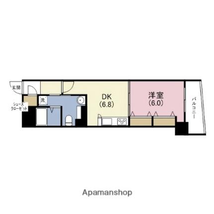 ノステルコート夕陽丘 ｜大阪府大阪市天王寺区上汐５丁目(賃貸マンション1DK・2階・34.68㎡)の写真 その2