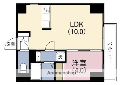 ＡＭ夕陽丘セカンド  ｜ 大阪府大阪市天王寺区上汐５丁目（賃貸マンション1LDK・5階・33.84㎡） その2