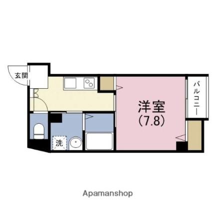 大阪府大阪市東成区玉津１丁目（賃貸マンション1K・6階・27.42㎡） その2