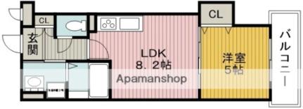 クリエオーレ箕輪  ｜ 大阪府豊中市箕輪２丁目（賃貸アパート1LDK・1階・32.90㎡） その2