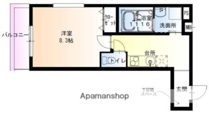 フジパレス泉大津ノース 205｜大阪府泉大津市式内町(賃貸アパート1K・2階・31.00㎡)の写真 その2