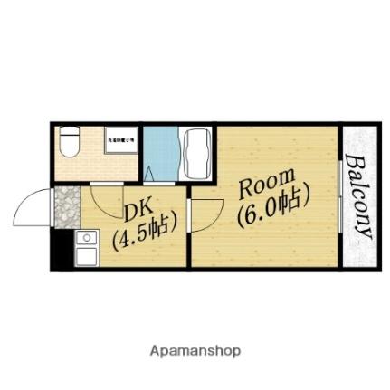 コスモハイツ ｜大阪府大阪市旭区大宮３丁目(賃貸マンション1DK・4階・25.00㎡)の写真 その2