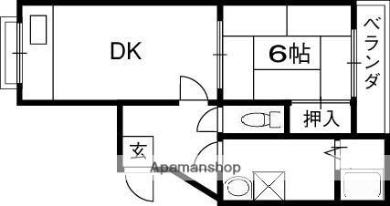 ブランメゾン五反田 301｜兵庫県尼崎市次屋３丁目(賃貸マンション1DK・3階・28.00㎡)の写真 その2