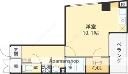 大阪府東大阪市足代北２丁目(賃貸マンション1R・10階・28.08㎡)の写真 その2