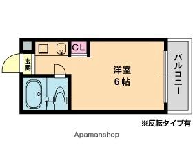 メゾン・ド・パルテール 213｜兵庫県尼崎市武庫之荘１丁目(賃貸マンション1R・2階・14.84㎡)の写真 その2