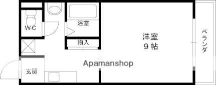 フルール 307｜兵庫県西宮市清水町(賃貸マンション1K・3階・24.99㎡)の写真 その2