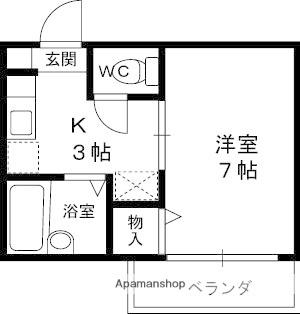 エステートＡＭＩ ｜兵庫県西宮市荒戎町(賃貸アパート1K・2階・21.00㎡)の写真 その2