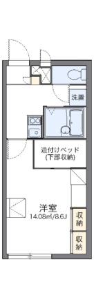 レオパレスくらのまち 204｜兵庫県姫路市香寺町中仁野(賃貸アパート1K・2階・23.18㎡)の写真 その2