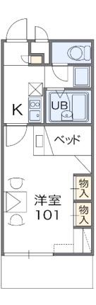 レオパレス太子 202｜兵庫県揖保郡太子町立岡(賃貸アパート1K・2階・23.18㎡)の写真 その2