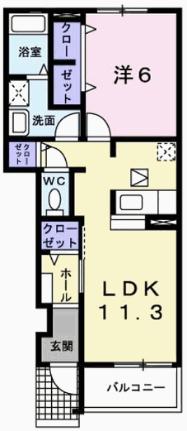 プラシードII 102｜兵庫県たつの市龍野町富永(賃貸アパート1LDK・1階・44.18㎡)の写真 その2